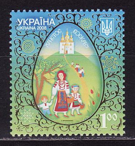 Украина _, 2008, Пасха, 1 марка